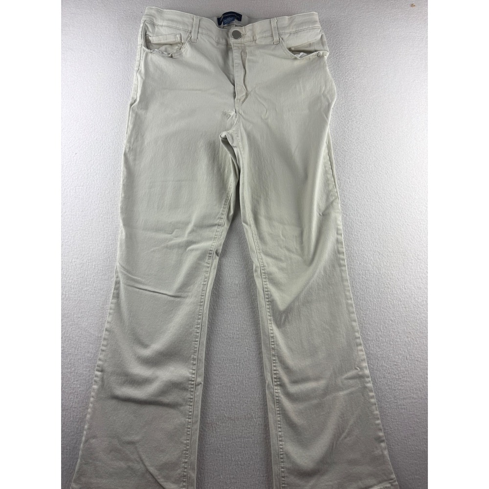 Democracy Ab solution Womens 16 Khaki Tan Bootcut Stretch Pants B1111PX2